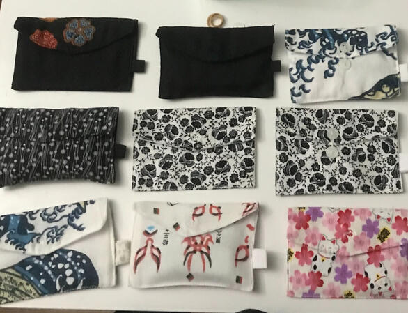 fabric wallets!