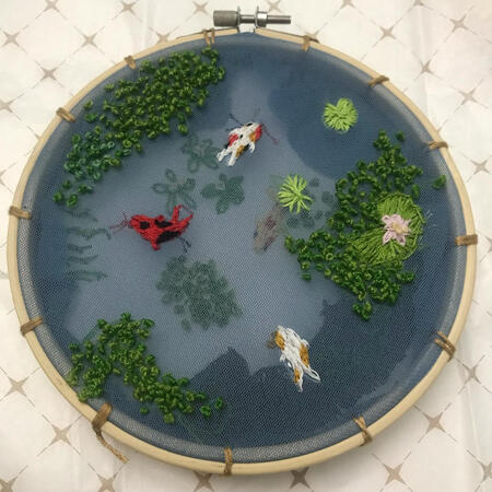 koi pond full